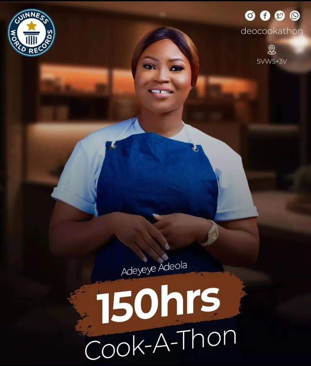 "Guinness World Records approved my cook-a-thon" – Chef Deo