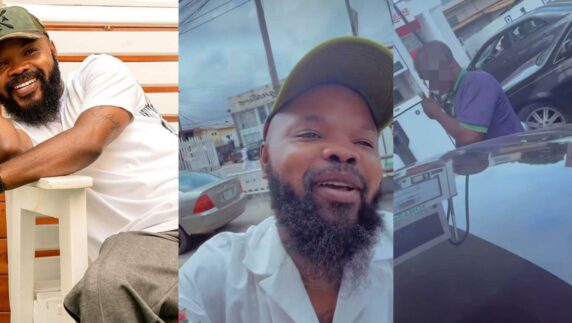 "You and who dey do fill up, you know how much be fuel" – Nedu Wazobia laments to pump attendant