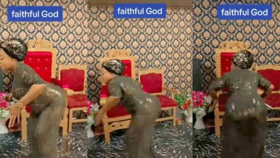 Mixed reactions trail video of clergywoman shaking her backside in church