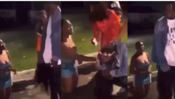 Nigerian man breaks down as he catches girlfriend working as a call girl