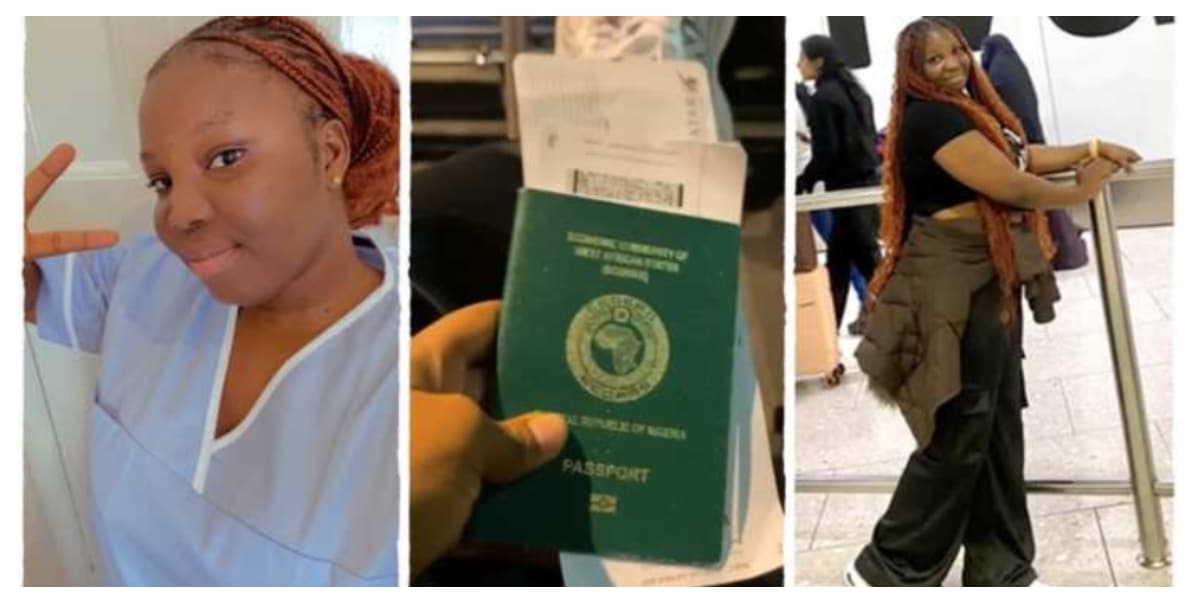 "Dream come true” - Nigerian nurse gets UK visa, secures job with UK'S NHS, and relocates to start work (Video)
