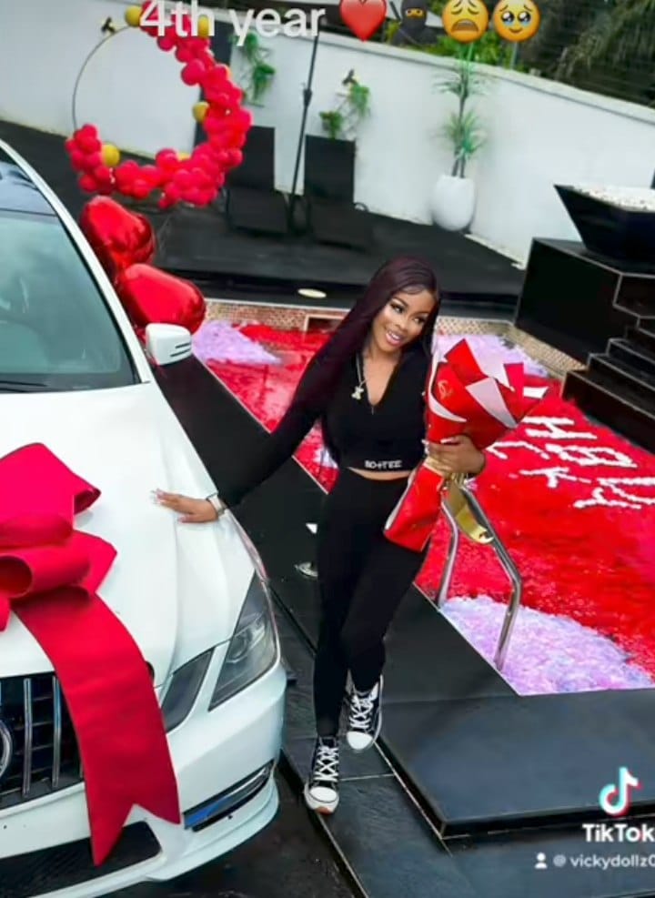 Lady shares birthday gifts she's received from boyfriend since their 4-year relationship (Video) 