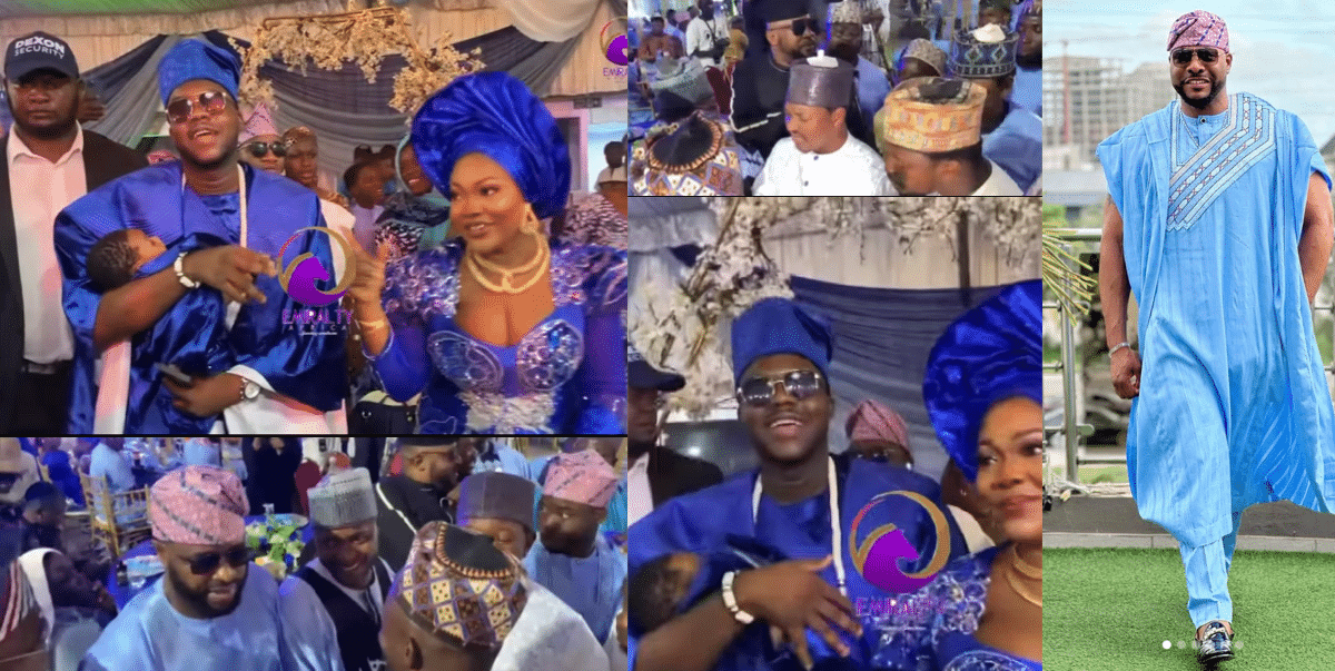 Odunlade Adekola, Femi Adebayo, others turn up for Cute Abiola’s son’s naming ceremony