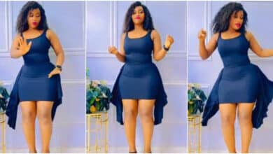 Cute lady with golden skin stirs up reactions with her sweet dance moves (Video)