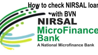 How to check NIRSAL loan with BVN