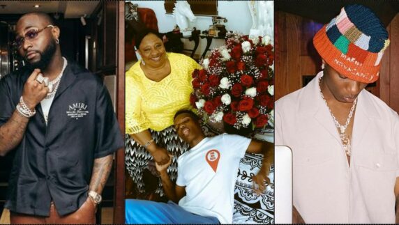 Davido commiserates with Wizkid following loss of mother