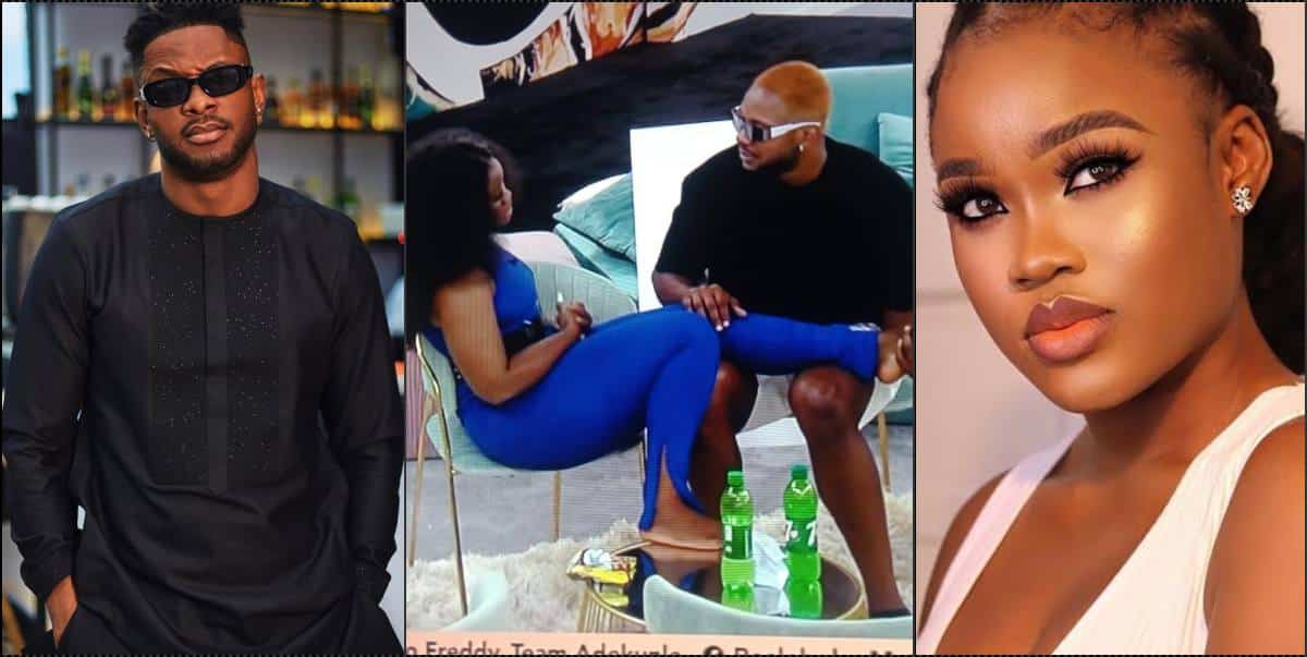 BBNaija All Stars: CeeC gives Cross unexpected response as he makes a move on her sister (Video)