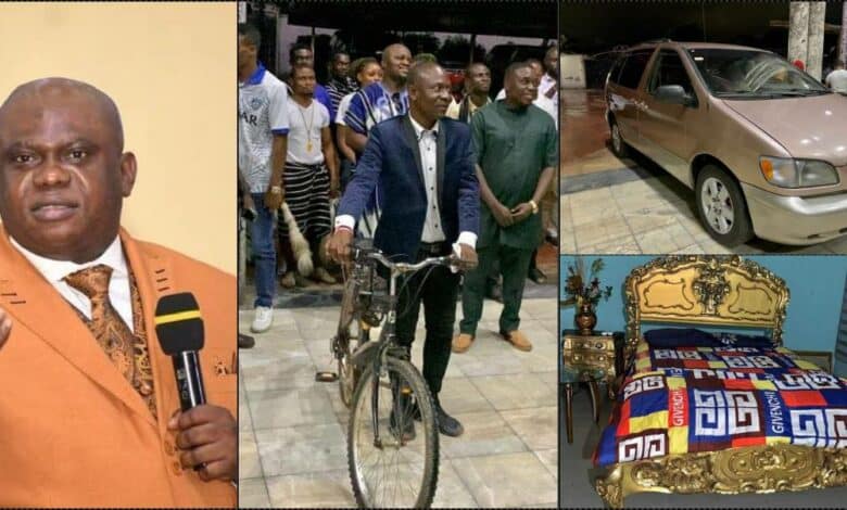 OPM pastor rewards preacher with car, other gifts for riding bicycle from Benue to greet him