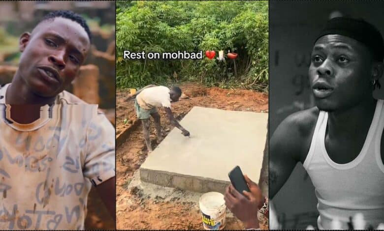 Bricklayer responsible for casting Mohbad's grave celebrates achievement