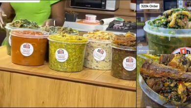Nigerian vendor shows off N320K soups ordered by client in America (Video)