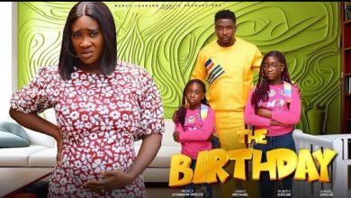 Mercy Johnson-Okojie and her daughters Purity and Angel star in the comedy movie "The Birthday"