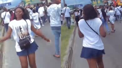 “Go delete that post from Facebook” — Young girl shares her brother’s reaction after seeing her in short skirt
