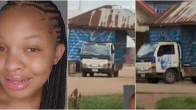 "He took it back" - Lady heartbroken as boyfriend retrieves container shop he built for her after breaking up with him