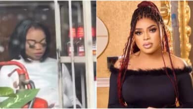 "This one na step-mommy of Lagos" - Mad reactions as Bobrisky's lookalike is spotted