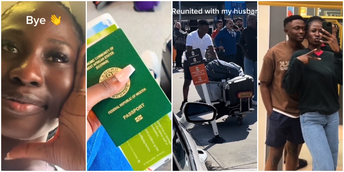 After years of waiting, Nigerian lady over the moon as she finally relocates to Canada to reunite with her husband