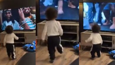 toddler stomps foot Burna Boy City Boys video