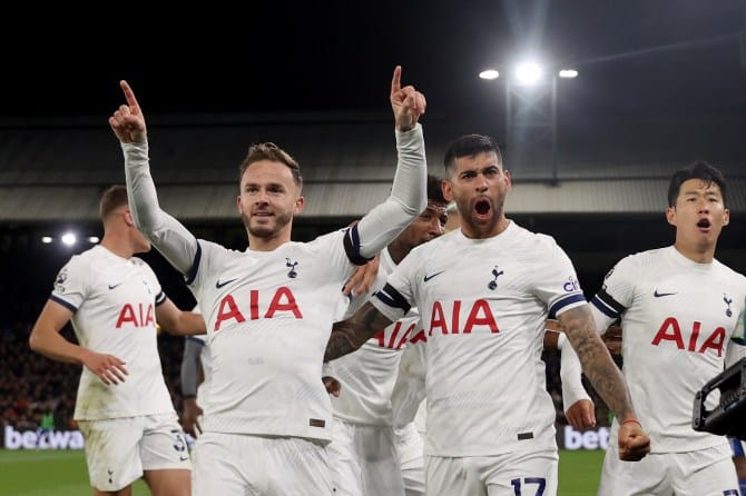 Spurs boss Postecoglou delighted with team's 2-1 win over Crystal Palace