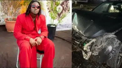 Davido’s signee, Logos Olori involved in ghastly car accident