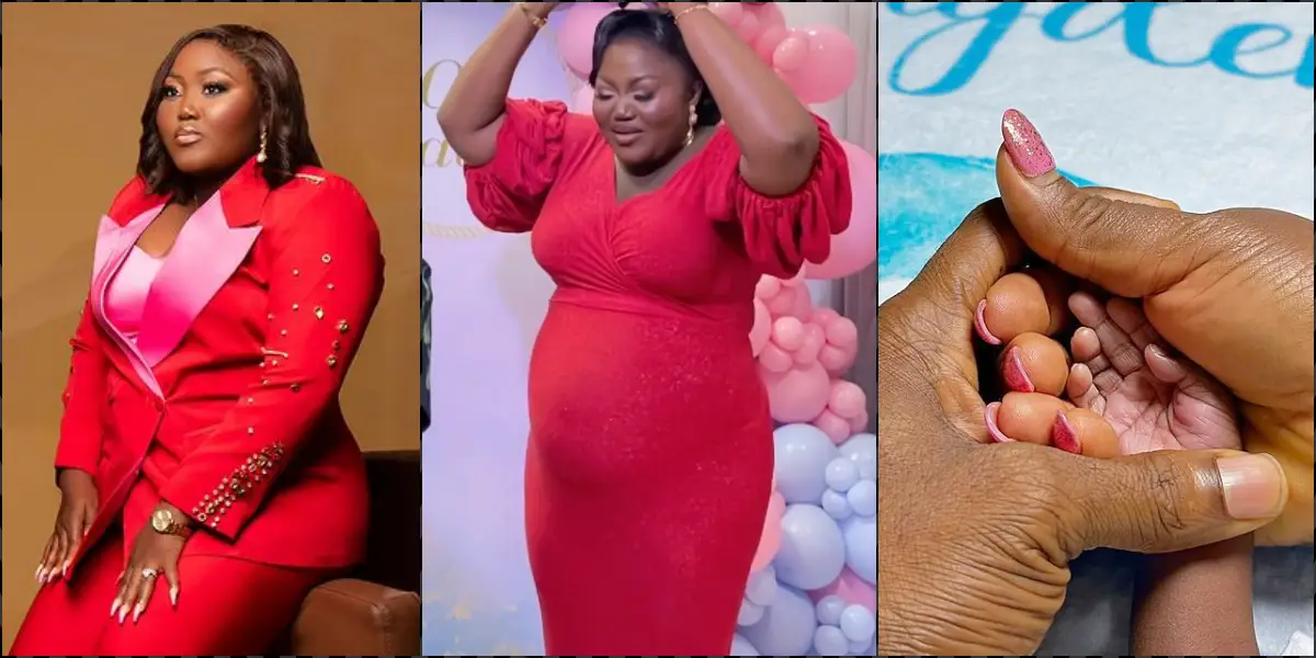 "I am a whole mummy" - Stan Nze's wife overwhelmed following arrival of first child