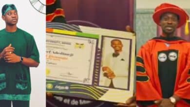 “I was moved to tears" – Lateef Adedimeji emotional as he bags honorary Doctorate degree from Estam University