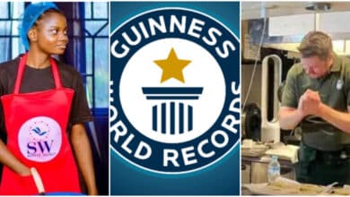 "What about Chef Dammy's Record?"- Man drags Guinness World Records as Irish Chef dethrones Hilda Baci
