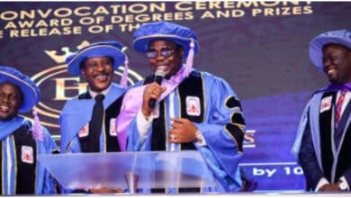 Mr. Macaroni over the moon as he bags honorary doctorate degree from Oyo varsity