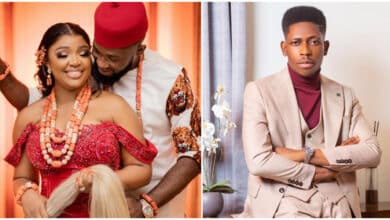 Ekene Umenwa’s husband breaks silence on actress’ actions towards Moses Bliss at wedding reception