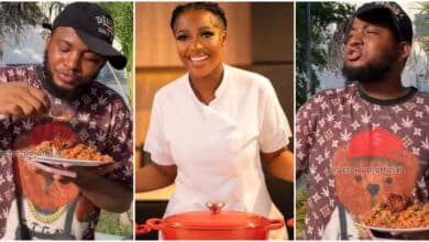 "Just tasted Ghanaian jollof" - Nigerian man opens up on the taste, calls out Hilda Baci