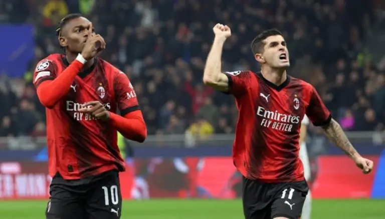 UCL: AC Milan salvage 2-1 victory against PSG to break deadlock