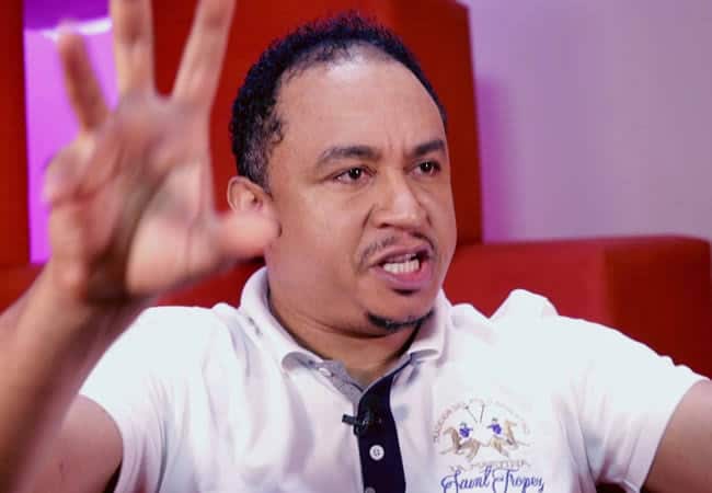“Is London really this hard?” – Daddy Freeze queries actress, Victoria Inyama as he exposes her means of survival