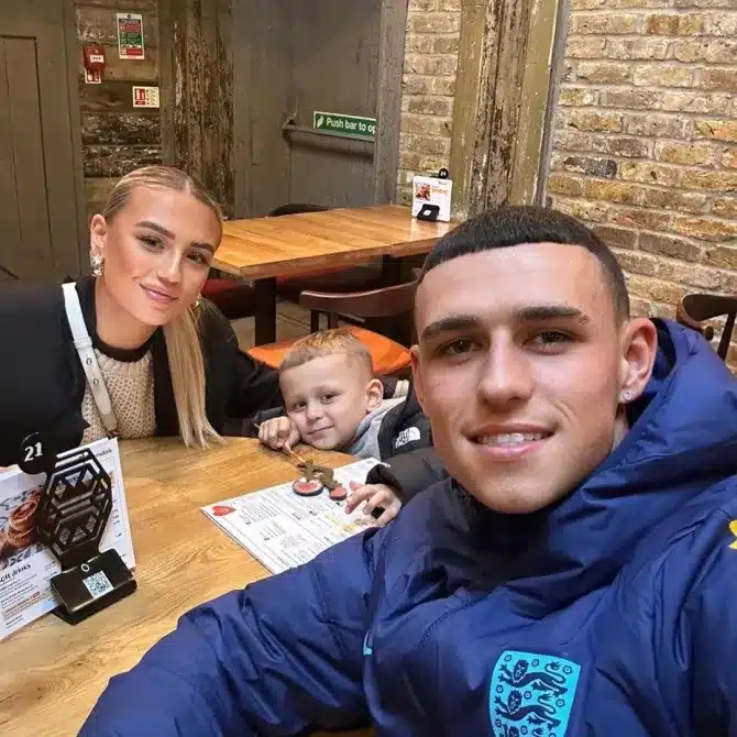 Foden's 4-year-old son Ronnie lands modelling deal after gaining four million IG followers