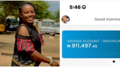Nigerian student stuns many as she shares huge sum of money she found in her account after praying to God