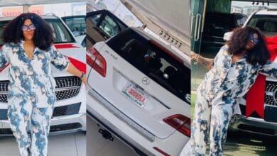 "One of my toughest years" – Nkechi Blessing gifts herself a brand new car for Christmas