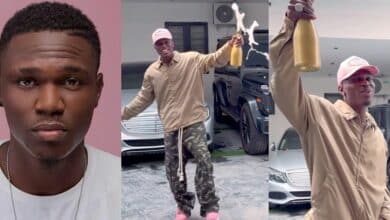 "If e easy, go run am" – Spyro pops a bottle as he bags the 'Most Viewed Afrobeat Music Video' on YouTube in 2023
