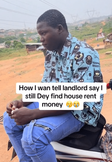 "How will I explain to my landlord?" - Okada man breaks down in tears over his inability to pay N120k house rent
