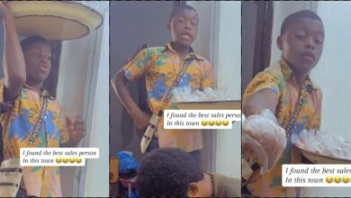 Crayfish hawker wows his customers with fluent spoken English and accent