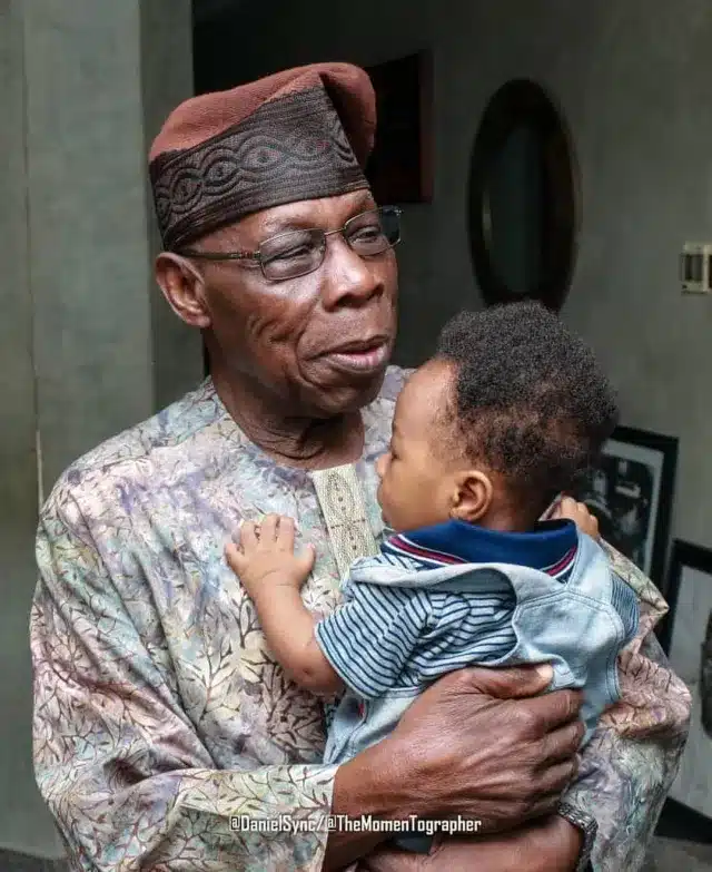 "Why my son looks so much like former president Obasanjo" - Actor Ajibola opens up