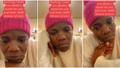 "I earn N4.2m, paid tax of N1.4m monthly" - Canada-based lady cries out over high tax deductions in the country