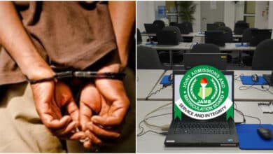 UPDATE : Man at JAMB CBT Centre who stole 15-year-old girl's number from the system to chat with her arrested