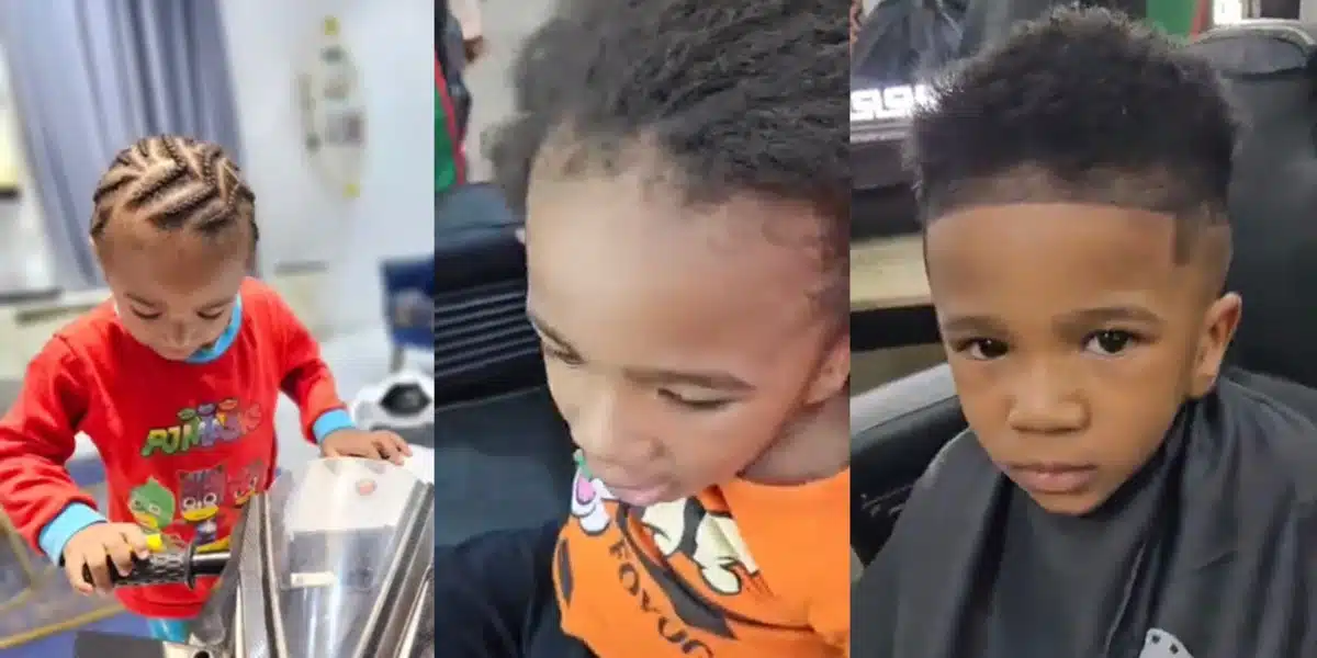 Mother cuts son’s hair without her husband’s permission, he reacts