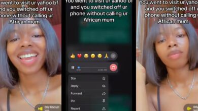 "Jesus oo, my pikin" - Mother gets heartbroken, cries as daughter switches off phone after visit to Yahoo boyfriend