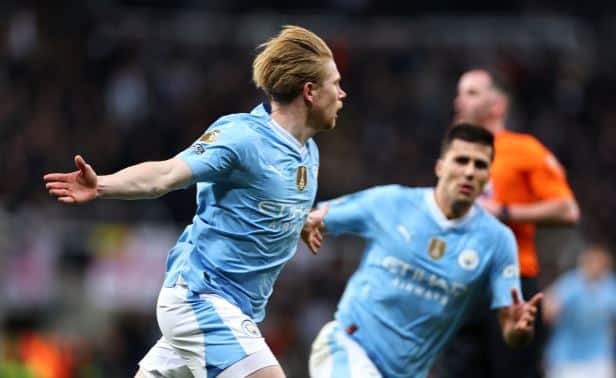 Guardiola describes De Bruyne as “pure talent” after performance against Newcastle