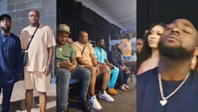 "Even Pastor sef loose focus" – Reactions as Davido, Israel DMW, others attend crossover service