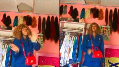 Speculations as lady shows off her collection of expensive wigs