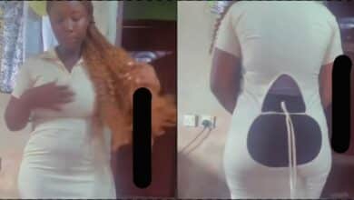 Lady fumes as she reveals condition of outfit acquired from online vendor