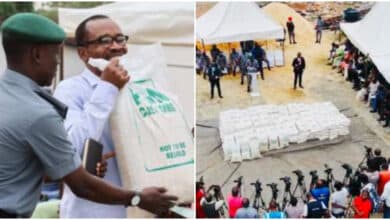 "Act fast" - Lady shares update on where half bag of rice is being sold for N10k