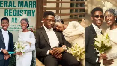 “Civil wedding done” — Moses Bliss celebrates as he gets legally married to Marie Wiseborn