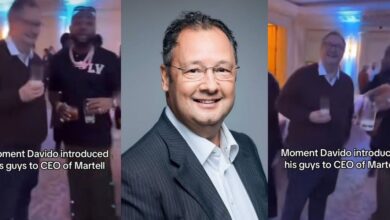 "Even my next life, I will support Davido" - Emotions flow as Davido introduces crew to Martell CEO, Cesar Giron