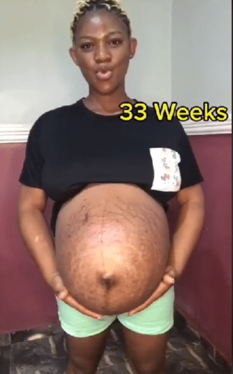 "38 weeks of pregnancy - New mother who welcomed twins shares week-by-week video of her maternity experience