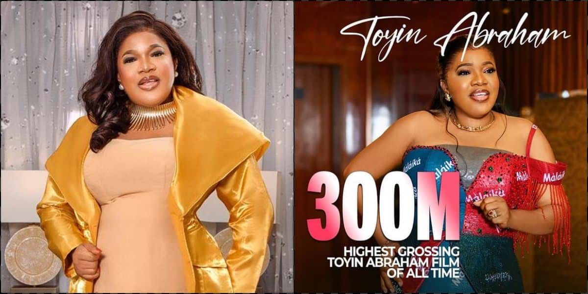 Toyin Abraham's ‘Malaika’ breaks personal record, hits N300 Million success